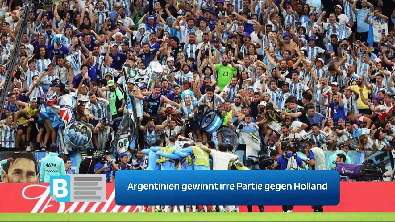 Argentinien gewinnt irre Partie gegen Holland