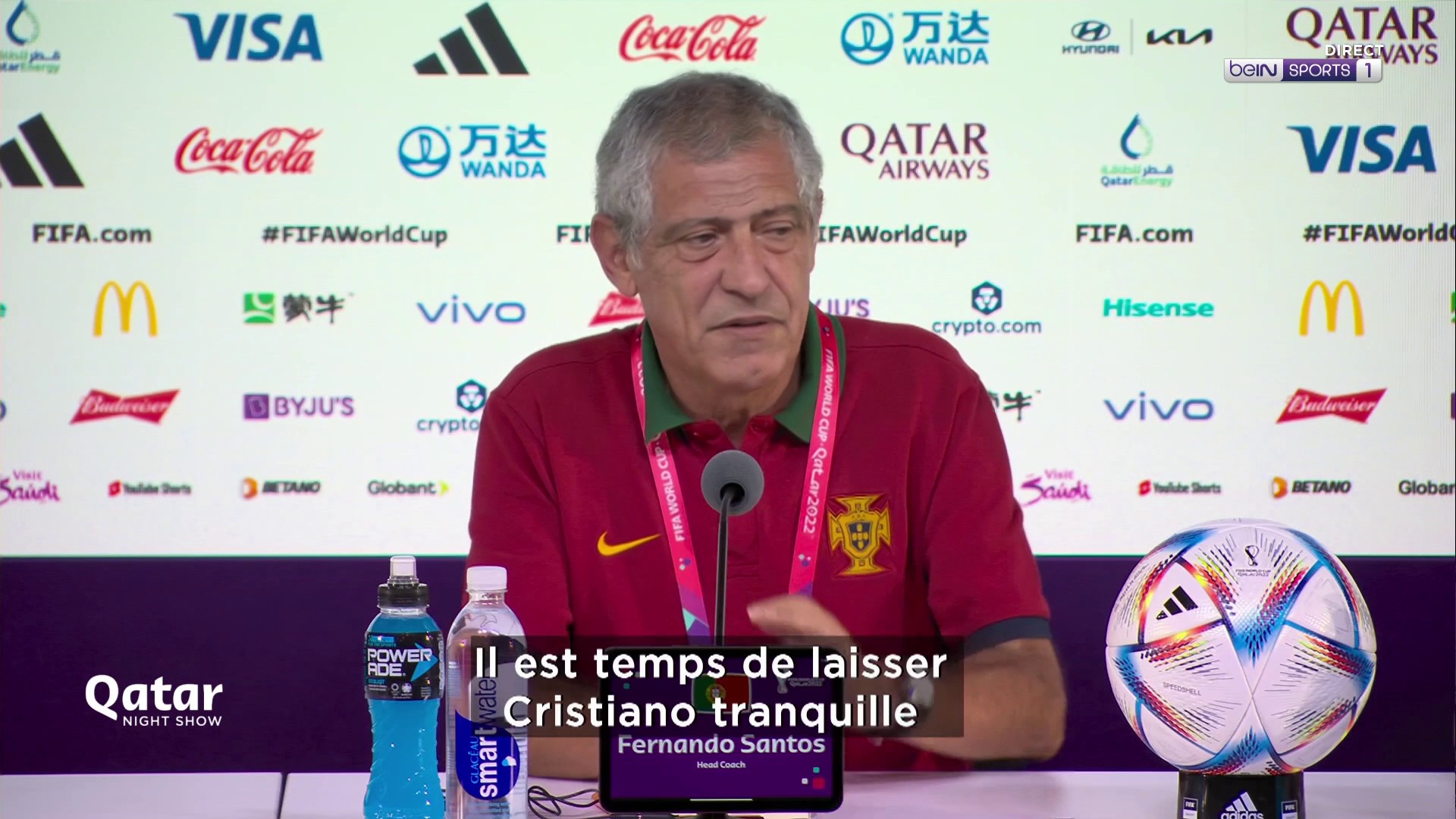 Fernando Santos : "Laissez Ronaldo tranquille"