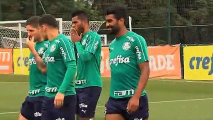 Imagens do treino do Palmeiras desta terça-feira