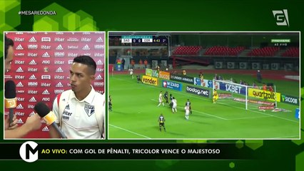 Igor Vinicius fica feliz pela sua atuação diante do Corinthians