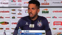 Bahia volante Flávio comenta confronto contra o São Paulo