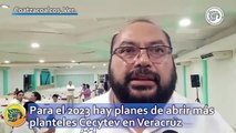 Para el 2023 hay planes de abrir más planteles Cecytev en Veracruz
