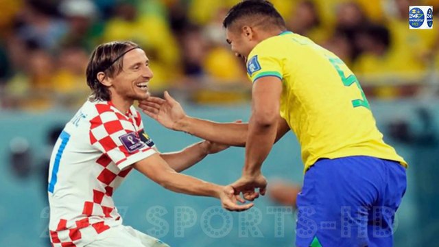 Luka Modric and Casemiro Swap Shirts at Half Time of Match in World Cup Clash in Surprising Gesture