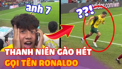 Đi xem bóng đá “LẦN ĐẦU” gặp Ronaldo, thanh niên Việt Nam “BIỂU CẢM” siêu thích thú