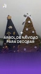 Decoración navideña: haz tu propio arbolito