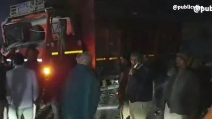 सुपौल: ट्रक ने सड़क किनारे खड़े बाईक मे मारी टक्कर,घायल