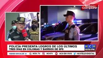 Policía Nacional presenta logros obtenidos en SPS tras la entrada en vigencia del estado de expcepción