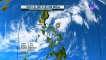 Lumakas na bilang Tropical Depression ang binabantayang Low Pressure Area; pinangalanan ito ng PAGASA na Bagyong Rosal | News Live