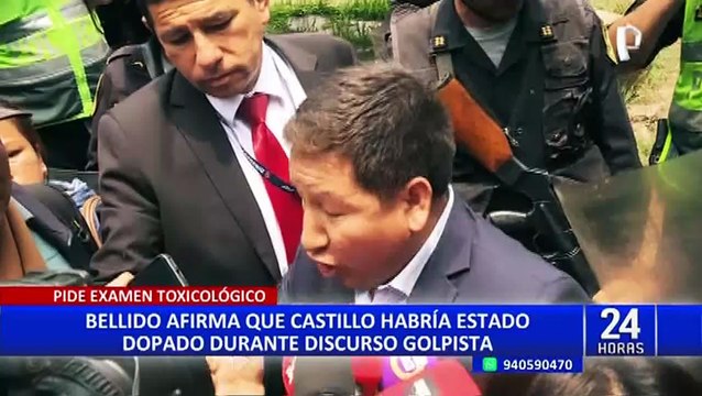 Guido Bellido dice que Pedro Castillo pudo ser “inducido” a disolver el Congreso y pide prueba toxicológica