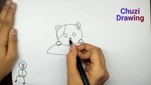 How to draw a cat face || How to draw a cat face easy