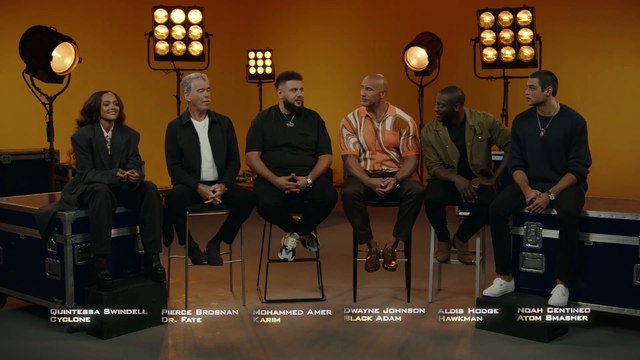 The Cast of Black Adam Pick Their Superpowers Black Adam HBO Max