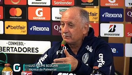 Após eliminação, Felipão diz que Palmeiras pagou por erros e precisa aprender a jogar