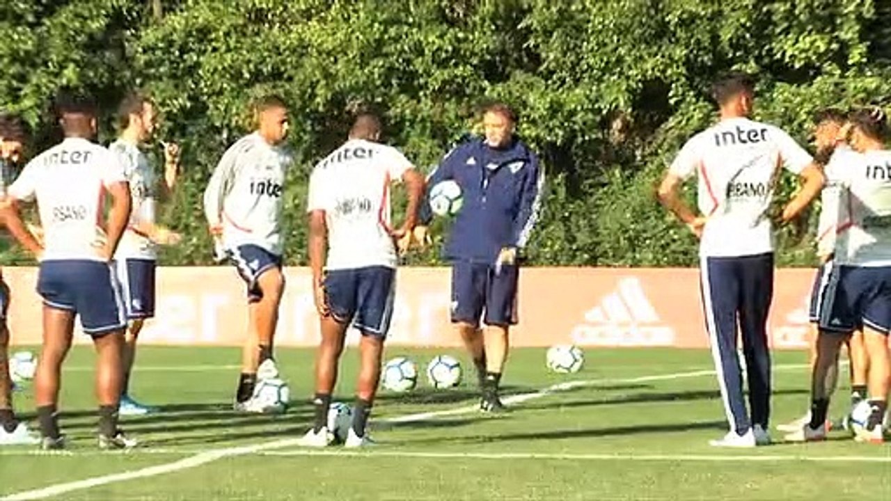 Veja imagens do treino do São Paulo