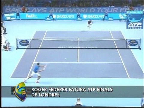 Roger Federer bate Tsonga e fatura ATP Finals