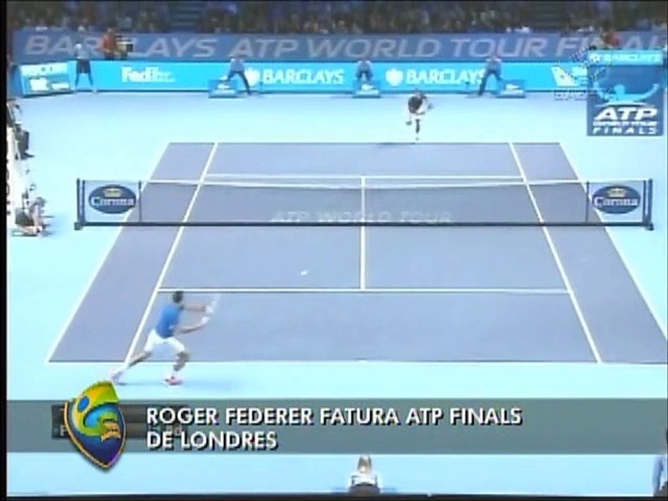 Roger Federer bate Tsonga e fatura ATP Finals