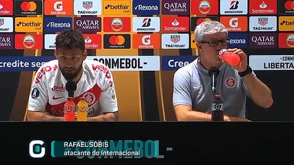 Sobis admite vacilo em derrota do Inter e já fala no jogo de volta