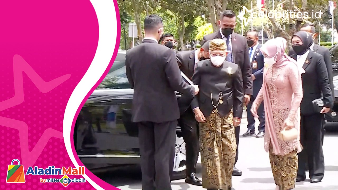 Wakil Presiden Tiba di Lokasi Akad Nikah Kaesang Pangarep dan Erina Gudono