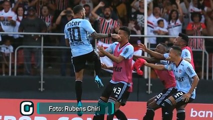 São Paulo sobre de produção e encosta nos líderes