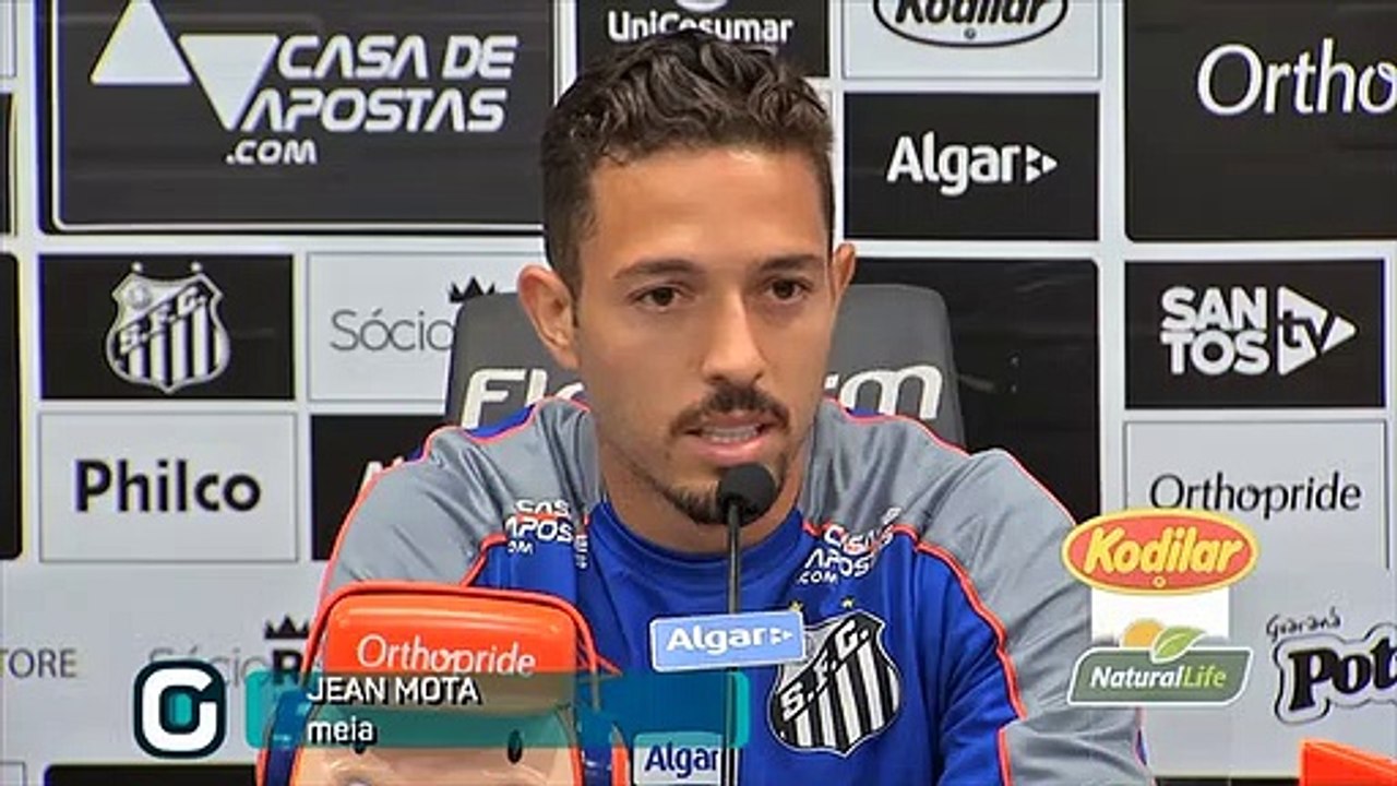 Santos confira o que disse Jean Mota em entrevista coletiva