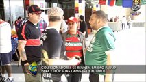 Colecionadores de camisas de futebol se reúnem em São Paulo