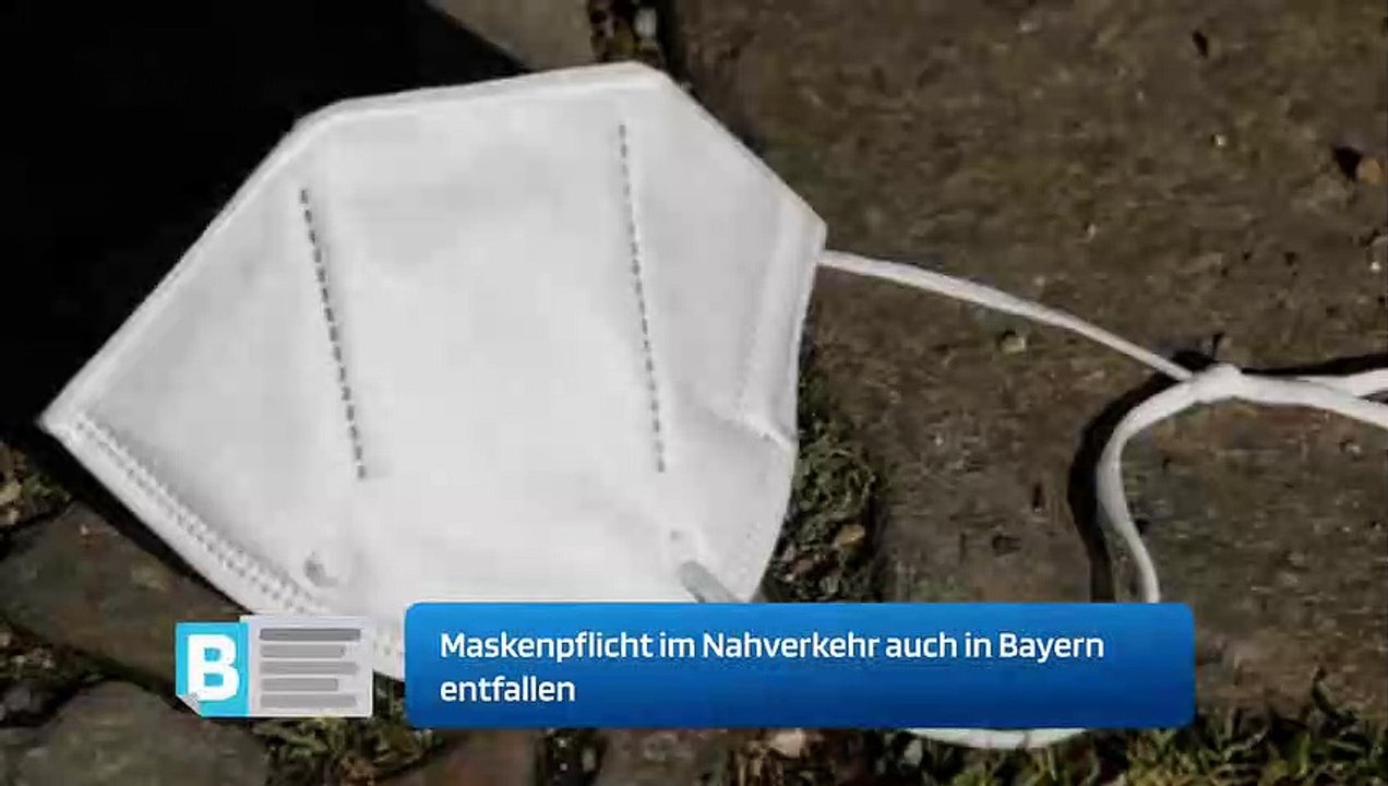 Maskenpflicht im Nahverkehr auch in Bayern entfallen