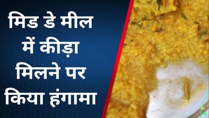 भागलपुर: स्कूल प्रशासन का अजब कारनामा, छात्रों को चार दिनों से खिला रहे है कीड़े वाला