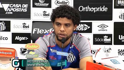 Victor Ferraz fala sobre rodízio aplicado por Sampaoli no Santos