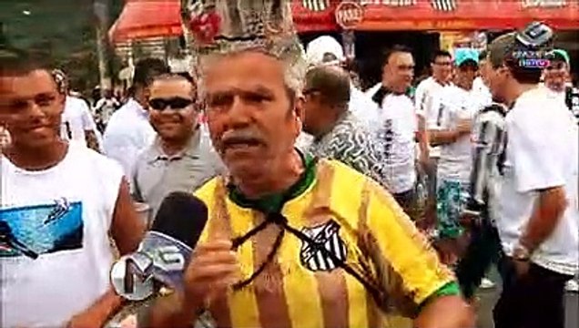 Confira os bastidores do clássico na Vila Belmiro