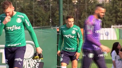 Imagens do treino do Palmeiras desta terça-feira