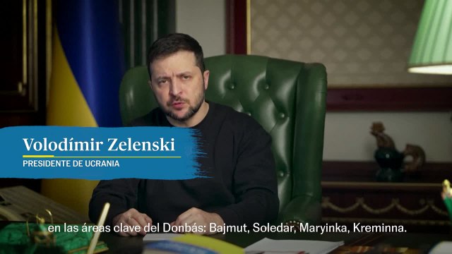 Zelenski: Los ocupantes prácticamente han destruido Bajmut