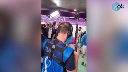 El momento previo al "¡Qué miras, bobo!" de Messi en el túnel