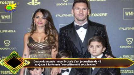 Coupe du monde : mort brutale d'un journaliste de 48  au Qatar ! Sa femme "complètement sous le choc