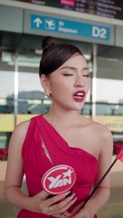 thanh tâm ra sân bay