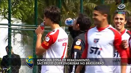 Confira a preparação do São Paulo para encarar o Botafogo