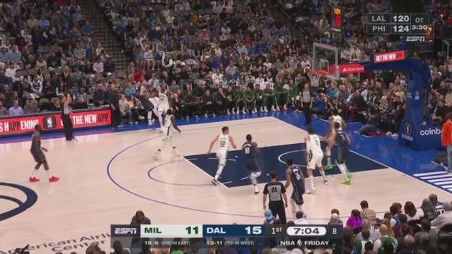 Giannis fouls out, but Bucks hold on against Mavs