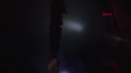 YANAN EVDEKİ KÖPEK KURTARILDI