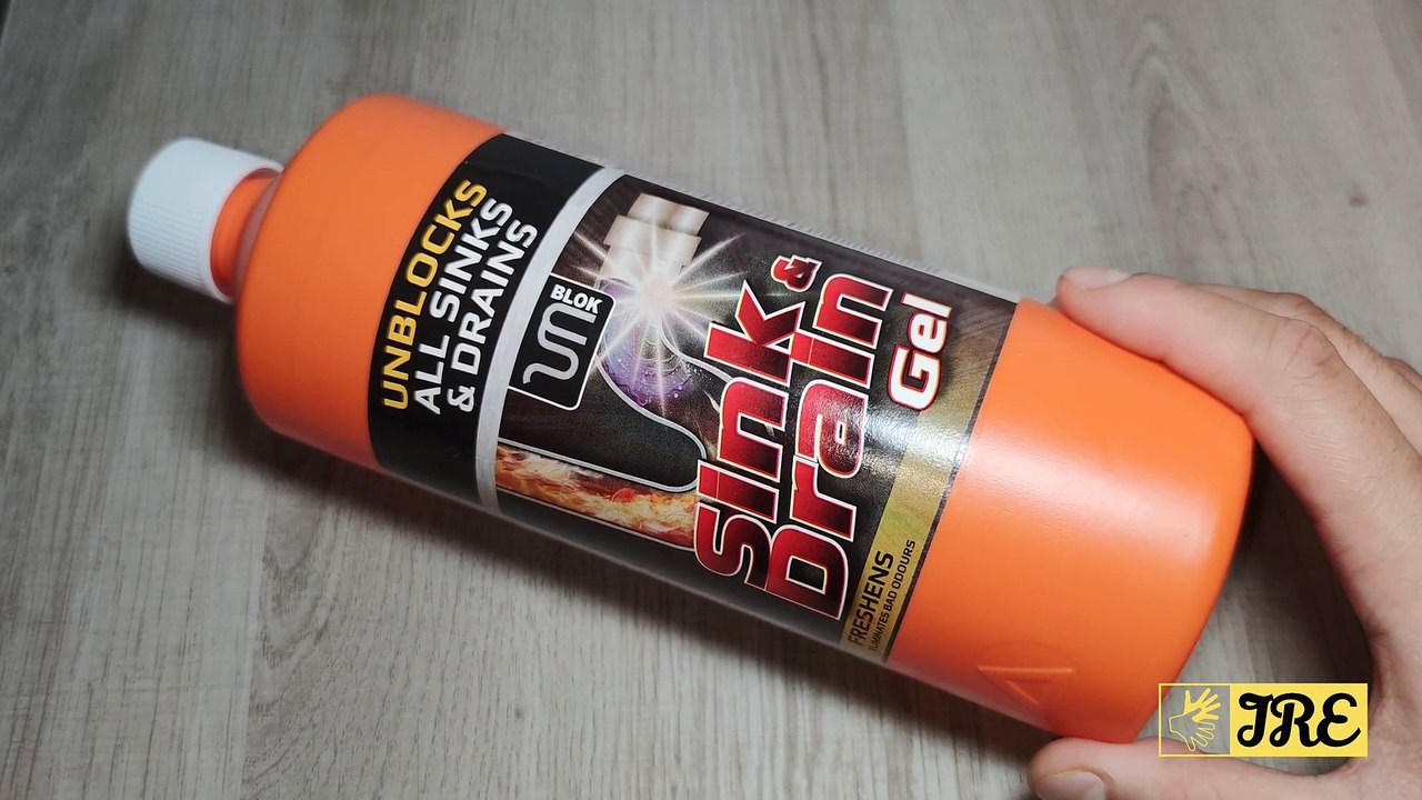 How to Unclog a Blocked Sink Drain using Unblok Sink and Drain Gel