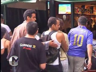 Comemoração corintiana após conquista do pentacampeonato