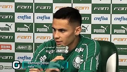 Raphael Veiga fala sobre Vitor Hugo e Henrique Dourado