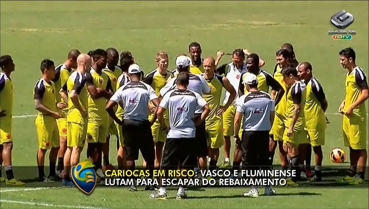 Vasco e Fluminense lutam para escapar do rebaixamento