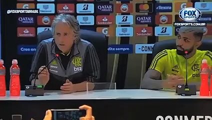 Jorge Jesus fala sobre a derrota do Flamengo para o Emelec