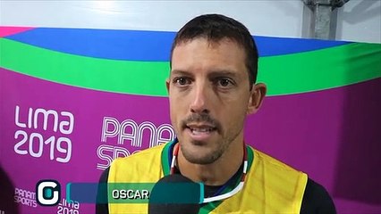 Pan dupla Thiago e Oscar comentam primeira vitória no vôlei de praia