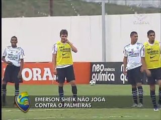 Emerson Sheik desfalca o Corinthians no clássico