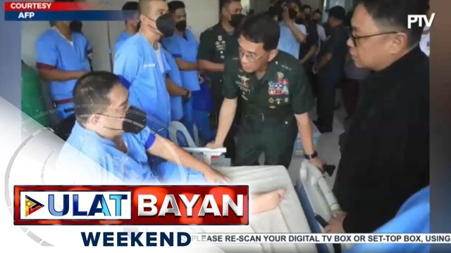 Mga sundalo na nasa V. Luna Medical Center, nakatanggap ng maagang pamasko sa AFP