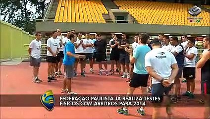 FPF realiza testes físicos com árbitros para 2014