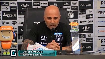 Santos confira o que disse Sampaoli em coletiva