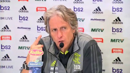 Confira a coletiva de Jorge Jesus após o empate do Flamengo diante do Timão