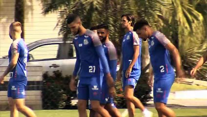 Veja imagens do treino do Santos desta sexta-feira