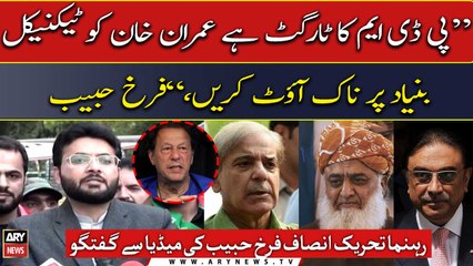 "PDM wants to knock out Imran Khan on technical grounds", Farrukh Habib