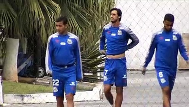 Veja imagens do treino do Santos desta quarta-feira